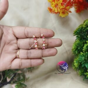 Tending Premium CZ Ad Stone Ear Cuff Stone Earrings