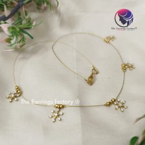 Trending Invisible Golden Stone Necklace