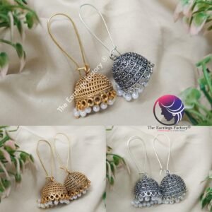 Traditional Golden | Silver Hoop Jhumka