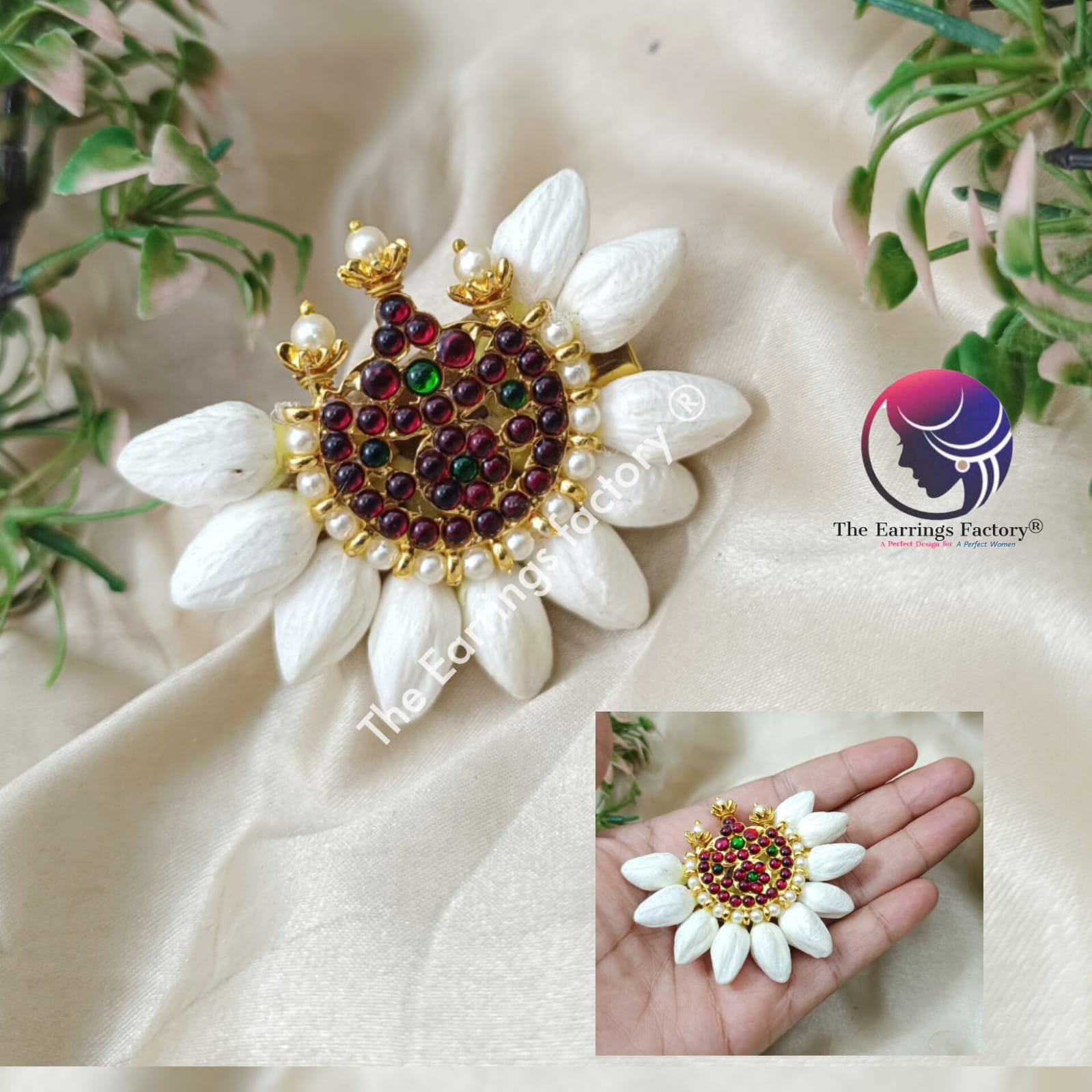 Trending Artificial Jasmine Hairclip