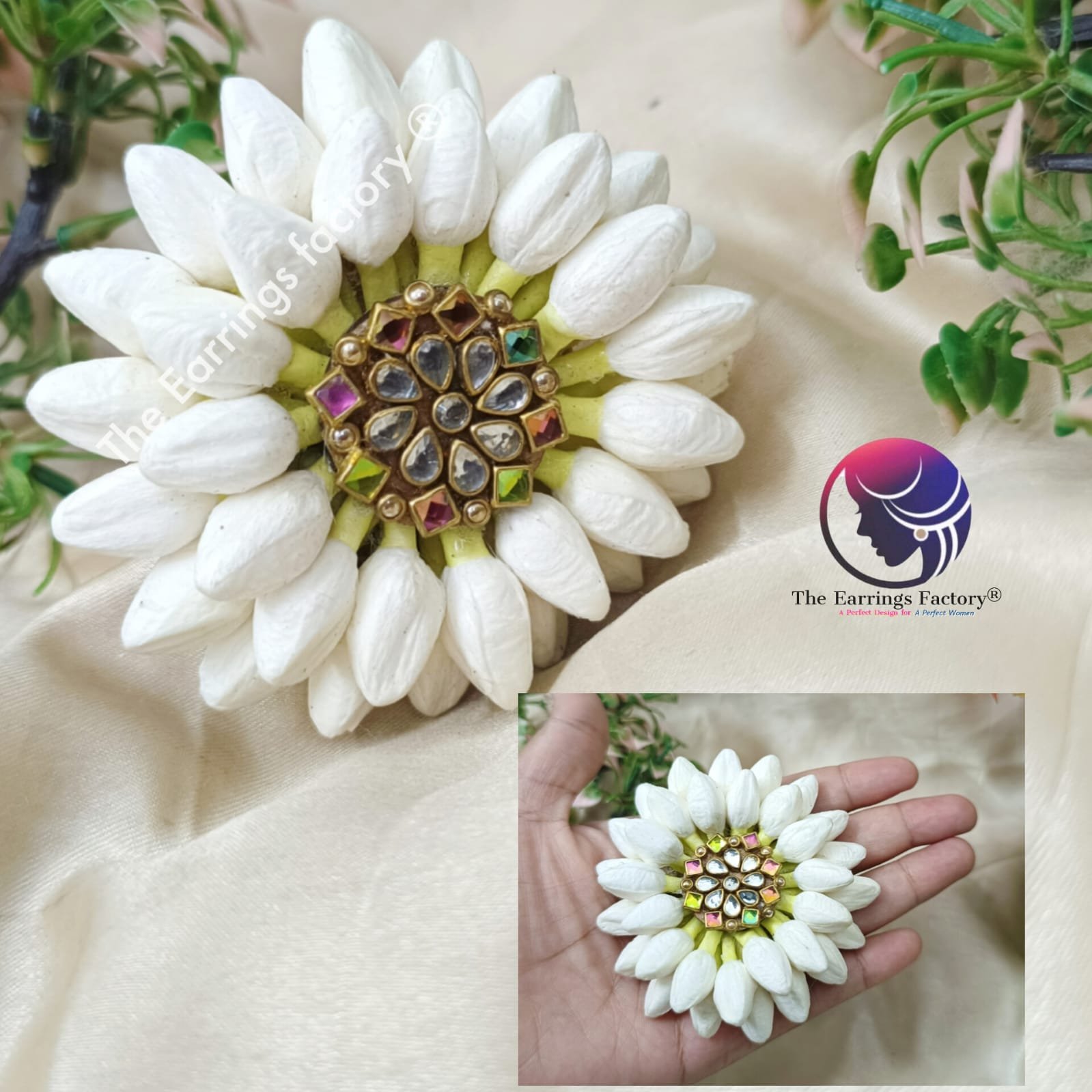 Trending Artificial Jasmine Hairclip