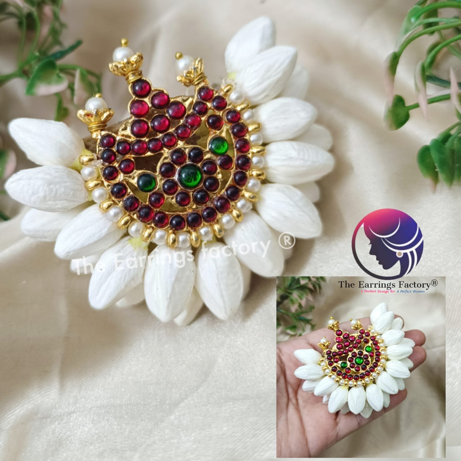 Trending Artificial Jasmine Hairclip