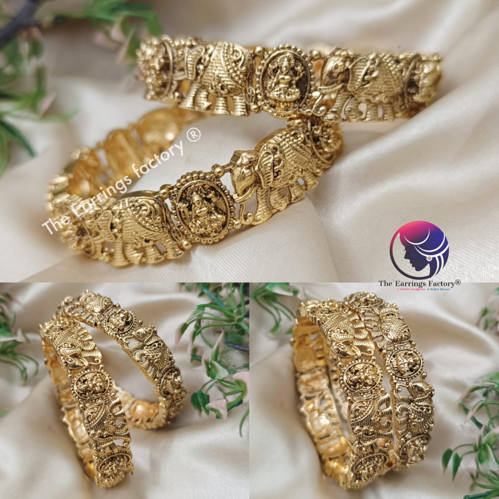 Traditional Antique Lakshmi Bangles