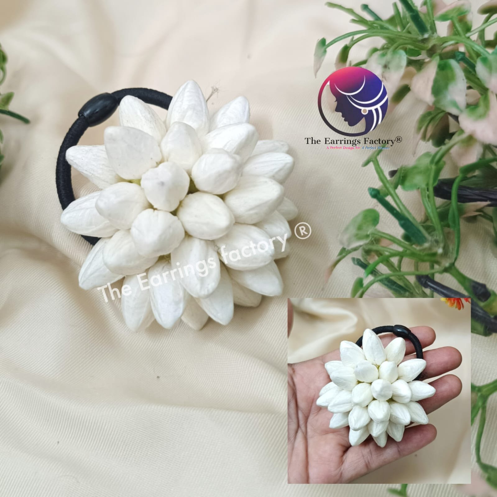 Trending Artificial Jasmine Rubber Band