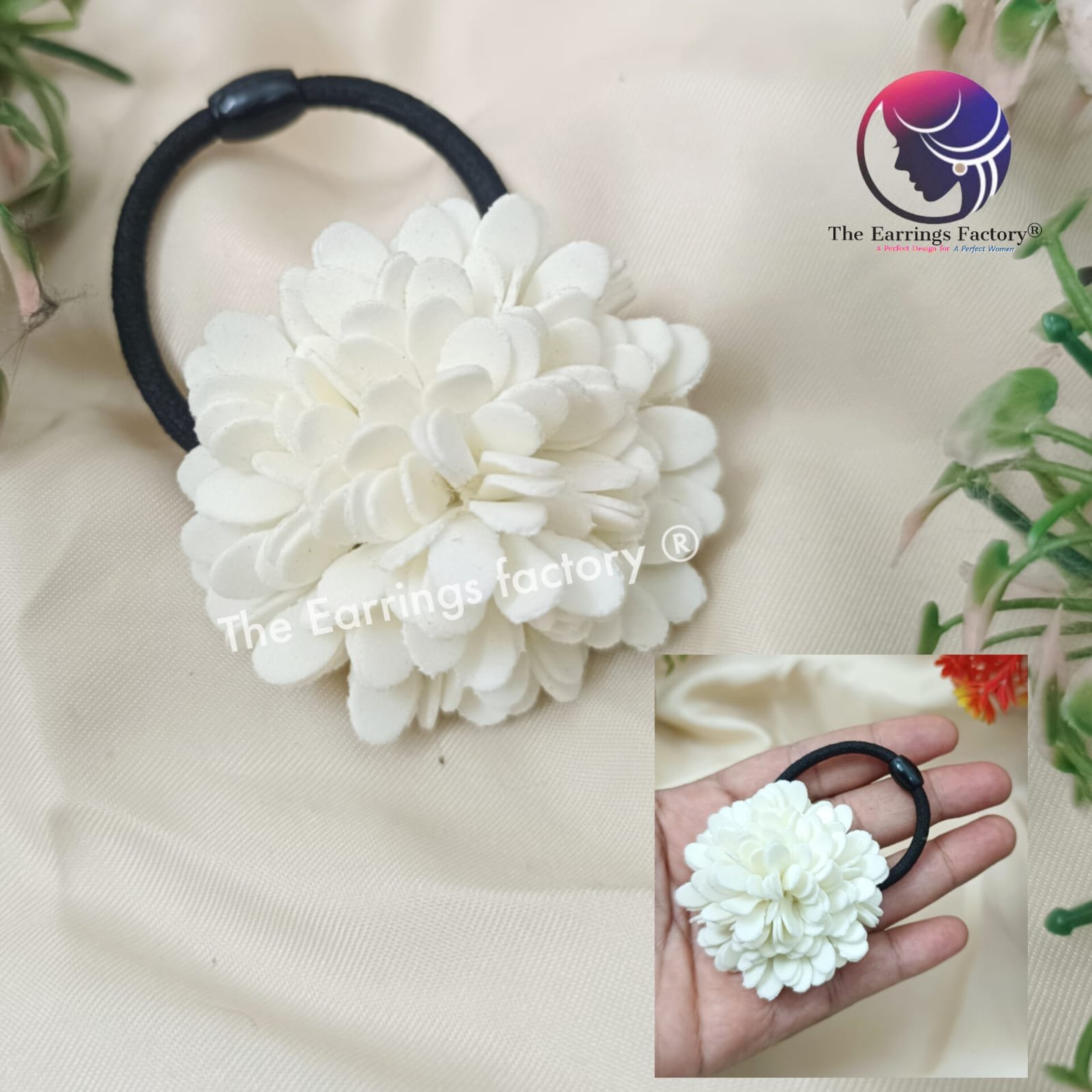 Trending Artificial Jasmine Rubber Band