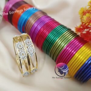 Designer Changeable Bangles with One frame